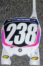 Load image into Gallery viewer, 2023 Haiden Deegan #238 Star Racing Yamaha MX Replica Front Number Plate - 50th Anniversay