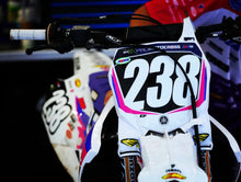 Load image into Gallery viewer, 2023 Haiden Deegan #238 Star Racing Yamaha MX Replica Front Number Plate - 50th Anniversay