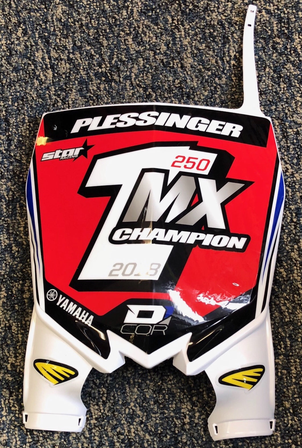 Aaron Plessinger 2018 MX Champion Replica Front Number Plate