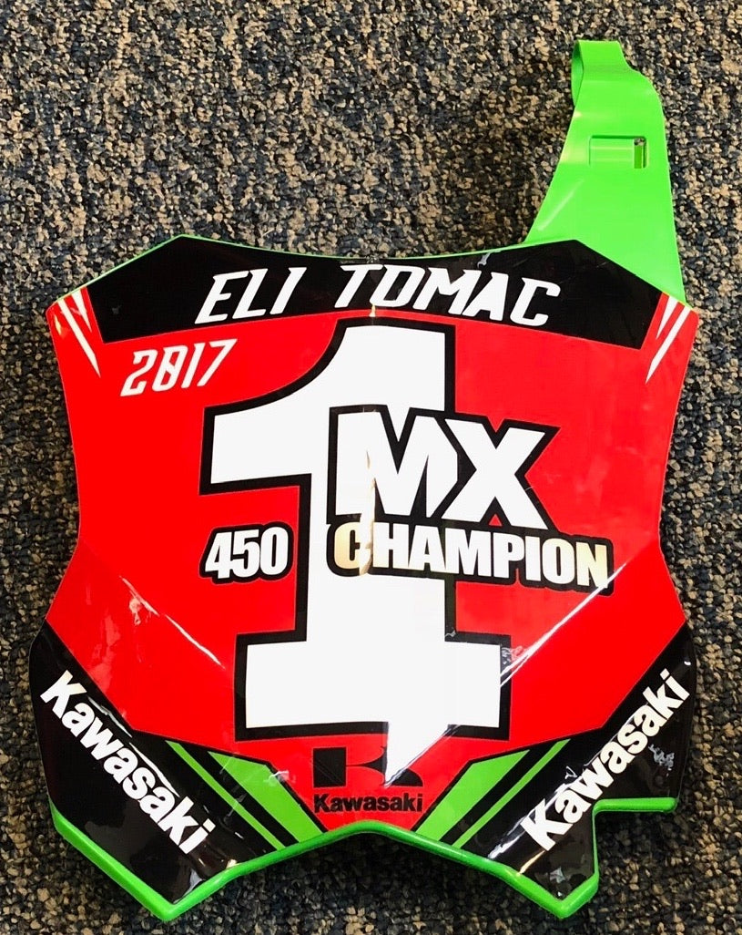 Eli Tomac 2017 MX Champion Replica Front Number Plate