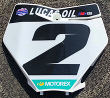 Load image into Gallery viewer, Cooper Webb #2 KTM Lucas Oil Pro Motocross Replica Front Number Plate