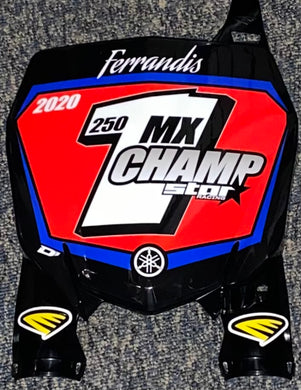 Dylan Ferrandis 2020 MX Champion Replica Front Number Plate