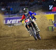 Load image into Gallery viewer, 2022 Eli Tomac #3 Yamaha Supercross Replica Front Number Plate - Red Plate