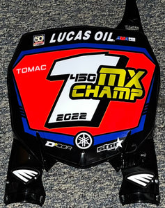 Eli Tomac 2022 MX Champion Replica Front Number Plate