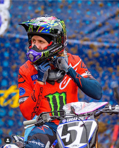 Justin Barcia #51 Lucas Oil AMA Replica Front Number Plate - 2019