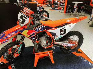 2023 Ryan Dungey #5 KTM Replica Full Size Front Number Plate Decal Only