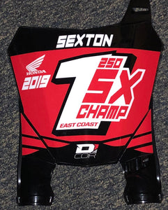 Chase Sexton 2019 SX Champion Replica Front Number Plate