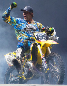 Travis Pastrana #199 Nitro Circus Replica Front Number Plate