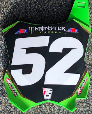 Austin Forkner #52 Pro Circuit Kawasaki Replica Front Number Plate