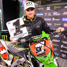 Load image into Gallery viewer, Ryan Villopoto 2014 SX Champ Replica Front Number plate