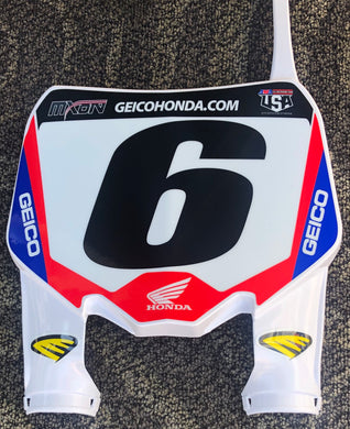 2014 Eli Tomac #6 MXON Replica Front Number Plate - Team USA