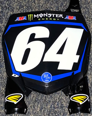 Colt Nichols #64 Star Racing Yamaha Supercross Replica Front Number Plate