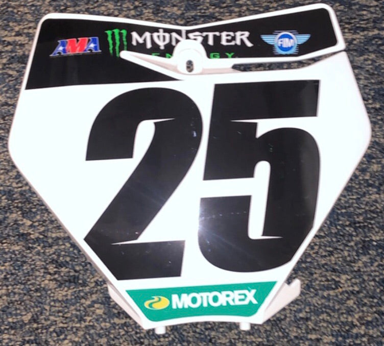 Marvin Musquin #25 KTM Replica Front Number Plate