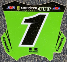 Load image into Gallery viewer, Eli Tomac #1 MEC Replica Front Number Plate Decal Only