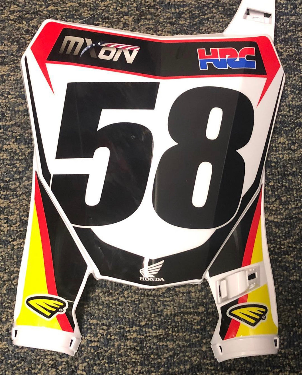 Ken Roczen #58 MXON Replica Front Number Plate - Team USA