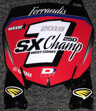 Dylan Ferrandis 2019 SX Champion Replica Front Number Plate