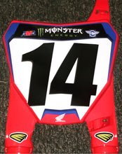 Load image into Gallery viewer, Cole Seely #14 Replica Front Number Plate - 2019