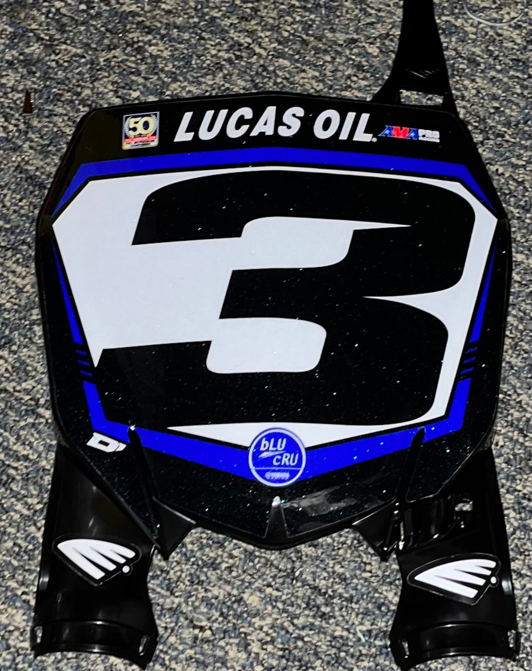 2023 Eli Tomac #3 Yamaha Replica Front Number Plate