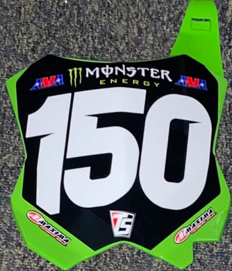 Seth Hammaker #150 Pro Circuit Kawasaki Replica Front Number Plate