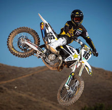 Load image into Gallery viewer, Zach Osbourne #16 Husqvarna Replica Front Number Plate