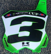 Load image into Gallery viewer, 2018 Eli Tomac #3 MEC Replica Front Number Plate