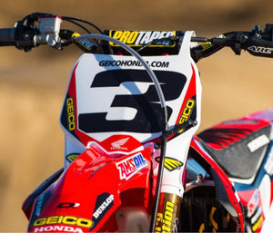 Eli Tomac #3 Geico Honda Replica Front Number plate