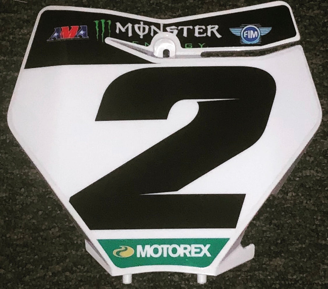 Cooper Webb #2 KTM Replica Front Number Plate