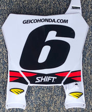 Load image into Gallery viewer, Jeremy Martin #6 Geico Honda Supercross Replica Front Number plate