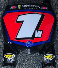 Load image into Gallery viewer, Dylan Ferrandis #1w Star Racing Yamaha Supercross Replica Front Number Plate - RED PLATE