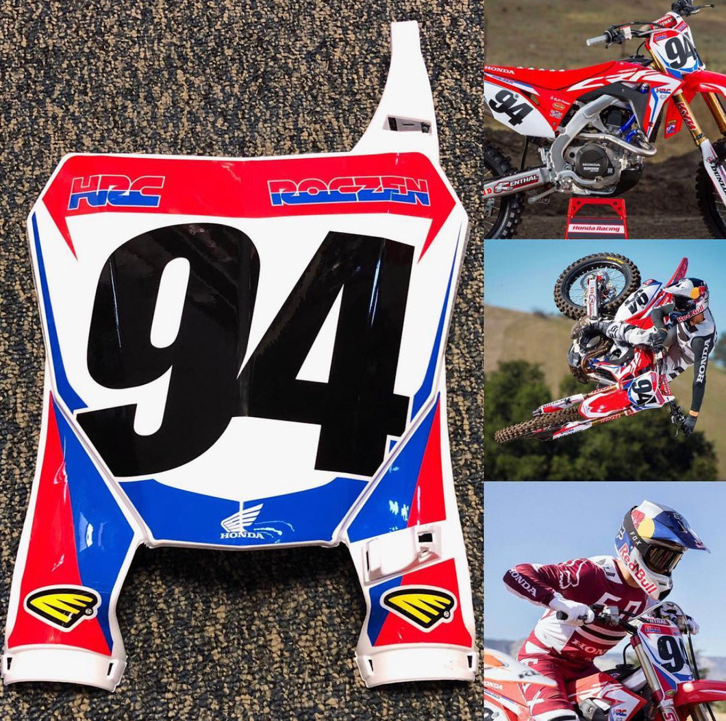 Ken Roczen #94 Honda HRC Replica Front Number Plate - 2018