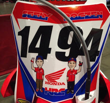 Load image into Gallery viewer, Ken Roczen Cole Seely Combo Replica Front Number Plate