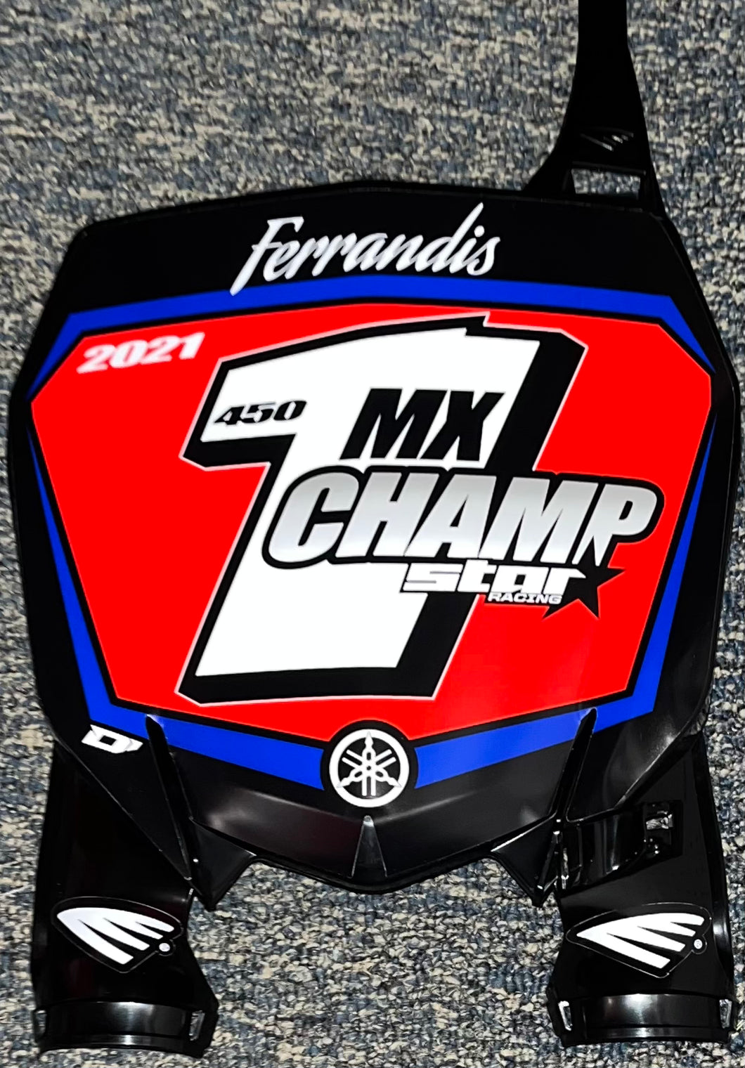 Dylan Ferrandis 2021 MX Champion Replica Front Number Plate