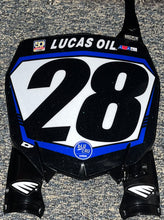 Load image into Gallery viewer, 2023 Christian Craig #28 Yamaha Replica Front Number Plate