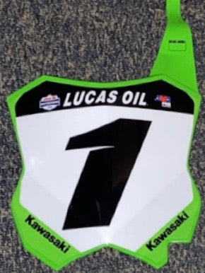 2020 Eli Tomac #1 Lucas Oil Pro Motocross Replica Front Number Plate