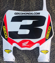 Load image into Gallery viewer, Eli Tomac #3 Geico Honda Replica Front Number plate