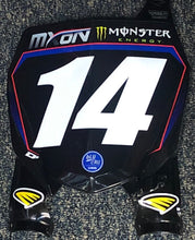 Load image into Gallery viewer, Justin Cooper #14 MXON USA Replica Front Number plate