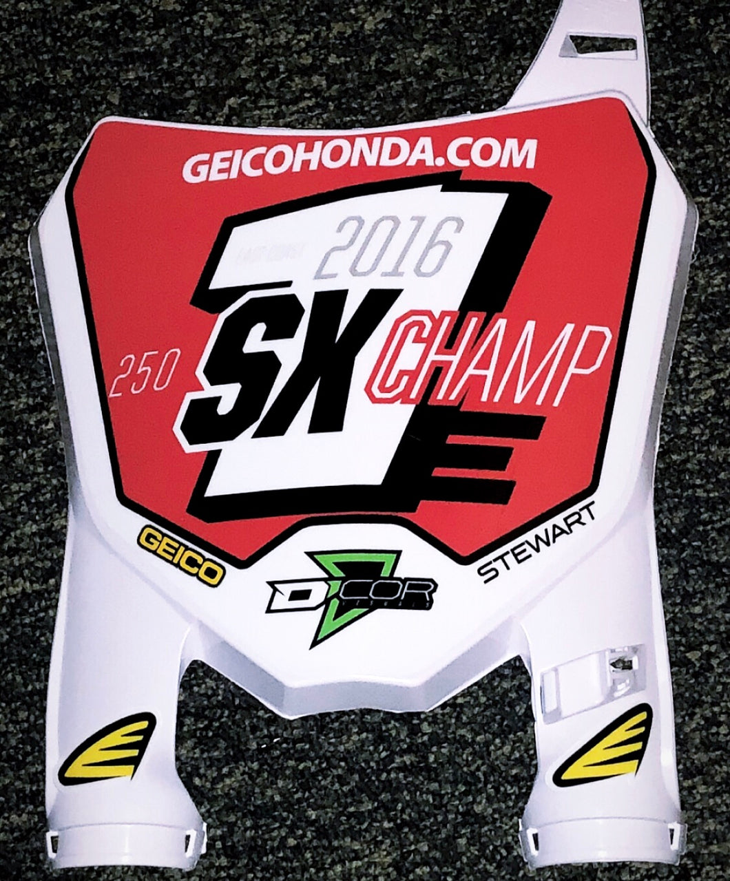 Malcolm Stewart 2016 SX Champ Replica Front Number plate